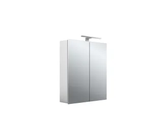 emco asis Lichtspiegelschrank mee AP 600 mm, 2 Türen, LED neutral, weiss 4000k, 949805050 949805050