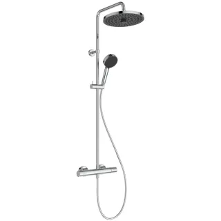 Ideal Standard Duschsystem Ceratherm T25+ Kopfbrause rund 8l/min Chrom, A8478AA A8478AA