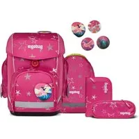 ergobag Schulranzen Cubo (5tlg., inkl. Sportbeutel, Federmäppchen, Schlampermäppchen und Kletties)