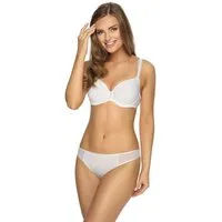 Viania Bügel-BH 144457 (1-tlg) der Serie Sally gemoldete vorgeformte atmungsaktive Spacercups schmale Träger Farbe Weiß