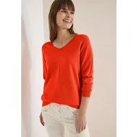 CECIL Strickpullover mit V-Ausschnitt