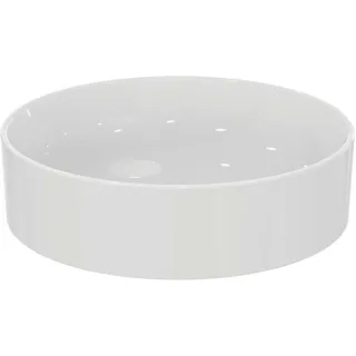 Ideal Standard Conca Aufsatzschale T369601 ohne Hahnloch und Überlauf, rund Ø 450 mm, weiß