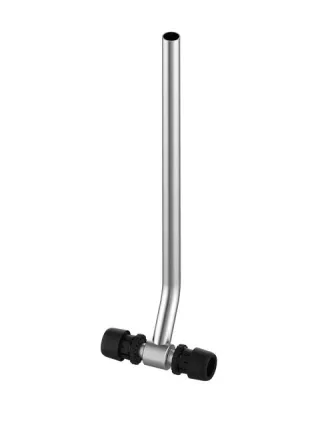 Tece logo-Ax HK-Montage T-Stück 15 mm Dimension 20, CU vernickelt, 8864204 8864204