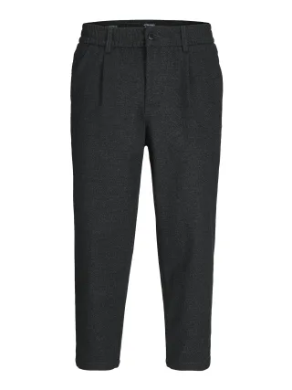 JACK&JONES - JPSTKARL JJREESE TAPERED WINTER CHINO dark grey - Gr. - 32