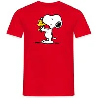 Spreadshirt T-Shirt Peanuts Snoopy Und Woodstock Männer T-Shirt (1-tlg)
