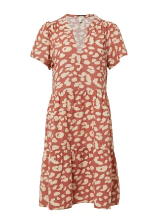 qs - Kleid orange - Gr. - 36