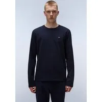 Napapijri T-Shirt unifarbenes Design, aus Baumwolle, auch in großen Größen