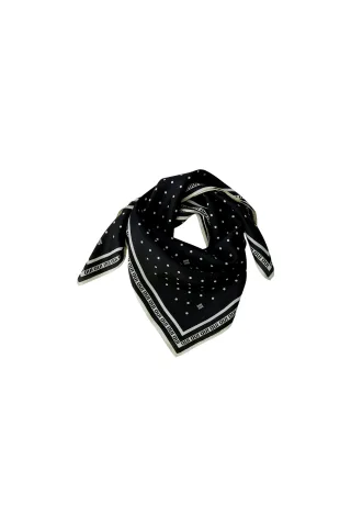 Oui - Nickytuch black offwhite - Gr. - ONE SIZE