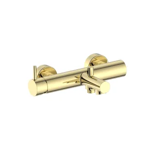 Herzbach SIRO PVD GOLD Wannenbatterie Aufputz Gold, 30.120215.1.03 30.120215.1.03