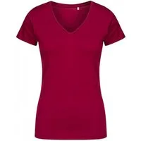 Promodoro V-Shirt Damen V-Neck T-Shirt, Gekämmte Baumwolle