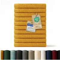 Blumtal Gästehandtücher Premium 30x30cm oder 30x50cm weich und saugstark, Frottee (12-St), 10er (30x50cm), 12er und 24er Set (30x30cm), 100% Baumwolle