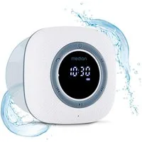 Medion® S66884 (MD 43884) Duschradio mit Bluetooth Radio (MW/UKW, 3 W, Saugnapf, LED-Display, IPX6 Wasserdicht, integrierter Akku, weiß)