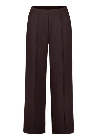 CARTOON - Stoffhose mit weitem Bein braun - Gr. - 38