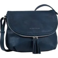 TOM TAILOR Umhängetasche LARY, Crossbody Bag mit modischen Quasten am Zipper