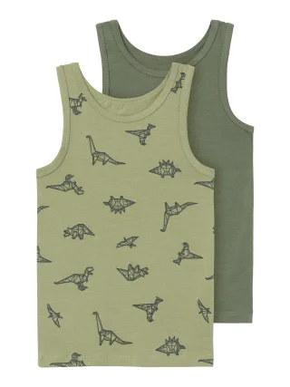 NAME IT - NMMTANK TOP 2P SAGE DINO NOOS sage - Gr. - 86