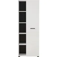 OTTO home Aktenschrank Moid, moderner Mehrzweckschrank, Maße: 64,5x41,5x175 cm, 5 Fächer mit viel Stauraum