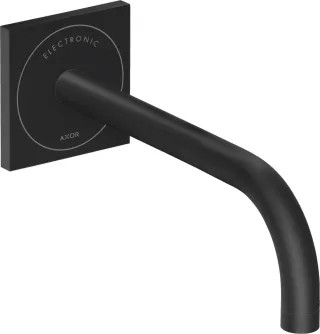 Hansgrohe Waschtischmischer Unterputz Axor Uno 2 Elektronik langer Ausl.mattschwarz, 38120670 38120670