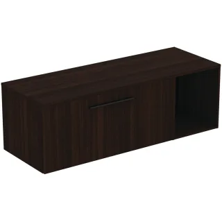 Ideal Standard Möbel-Set 140cm i.life B 1 Auszug 1 off.Fach Gr.Schwarz Coffee Oak, T5762NW T5762NW