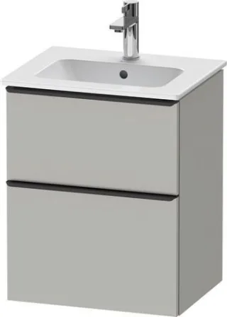 Duravit D-Neo Waschtischunterbau wandhängend Betongrau Matt 510x402x625 mm - DE43600BD070000 DE43600BD070000