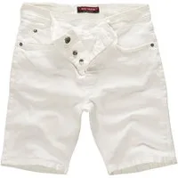 Rock Creek Jeansshorts Herren Shorts Denim Weiß RC-2205