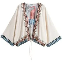 Next Shirtjacke Leichte Jacke mit Bindedetail vorne (1-tlg)