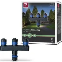 Paulmann Verteiler Outdoor Plug&Shine IP68 (Packung, 1-St), 1 in - 3 out