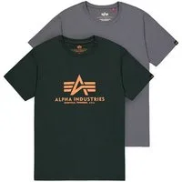 Alpha Industries T-Shirt Basic T-Shirt BL 2 Pack