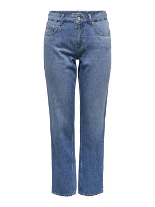 ONLY - ONLLUMI MW MOM STRAIGHT DNM PIM920 NOOS medium blue denim - Gr. - XS/32