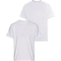 Jordan T-Shirt JHM FLIGHT BASE TEE 2PK (Packung, 2-tlg) sportlicher Stil, für Arbeit, Fitnessstudio und Freizeit