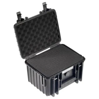 B&W Outdoor Case Type 2000 schwarz mit Schaumstoff Inlay