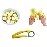 Nur Online 75 Obstschneider Bananen Schneider,Gemüse Schneider, Kunststoff,Edelstahl