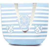 BambiniWelt by Rafael K. XL-Strandtasche Strandtasche mit Reißverschluss Beachbag Shopper Schultertasche
