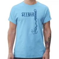 Shirtracer T-Shirt Seebär Anker Boot & Schiff Deko