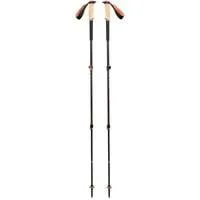 Trekkingstöcke Trail Cork, Fitnessgerät anthrazit/orange, 1 Paar, 100-140 cm