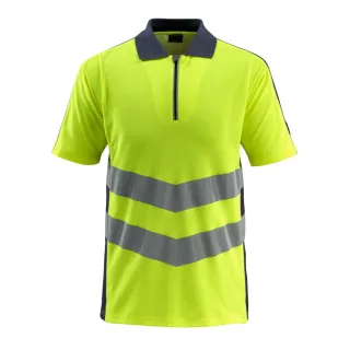 MASCOT Murton Polo-Shirt SAFE SUPREME Hi-vis Gelb / Schwarzblau S - 50130-933-17010-S