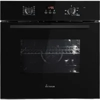 KKT KOLBE Einbaubackofen Backofen Elektroherd BO8005FB, DampfClean, 60cm / Einbauherd / Full Black / Heißluft / Grill-/Brat-System