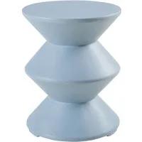 en.casa Beistelltisch, »Kyppeslo« 47xØ37 cm Indoor Outdoor Leichtbeton Hellblau