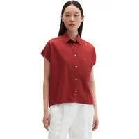 Marc O'Polo Kurzarmshirt aus Material-Mix