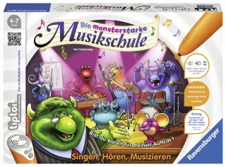 Ravensburger 00555 - tiptoi: Die monsterstarke Musikschule [ohne Stift]