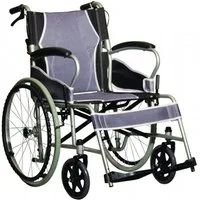 Antar Medizin GmbH Rollstuhl Ultraleicht Stahl Rollstuhl 46cm Begleiterbremsen