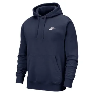 Nike - "Sportswear Club" Kapuzenpullover für Herren/Damen Unisex (Mitternachtsblau/Weiß)