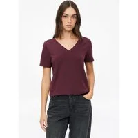 s.Oliver Kurzarmshirt T-Shirt T-Shirt mit V-Ausschnitt