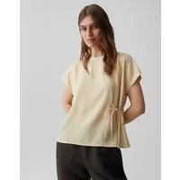 OPUS Kurzarmshirt SIFEM mit dezenter Struktur Shirt Loose Fit