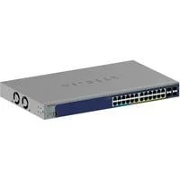 24-Port Gigabit PoE+ und PoE++ Smart Switch GS728TXUP 420 W PoE Budget, inkl. 1 Jahres Abonnement von Insight