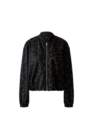 Oui - Blouson dk brown grey - Gr. - 38