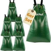 GarPet Gießkanne 6er Set Baum Bewässerungssack für Bäume Bewässerung Wassersack 6 x 75L