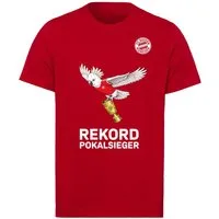 adidas Performance T-Shirt FC Bayern München, T-Shirt DFB-Pokalsieger 2026, Herren, Rot