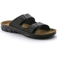 Birkenstock Sandale Bilbao, Birko-Flor, schwarz Pantolette