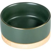 DUVO+ Napf Duvoplus Keramiknapf Stone Timber dunkelgrün - 450ml