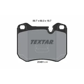 Textar Warnkontakt vorne MG Mg Rover 75